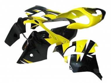 Carénages Moto Kawasaki ZX9R 2000-2001 - Jaune Noir