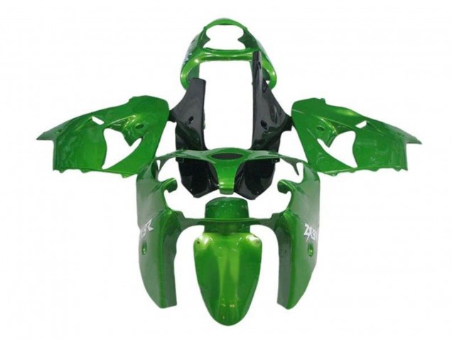 Carénages Moto Kawasaki ZX9R 2000-2001 - Vert Noir
