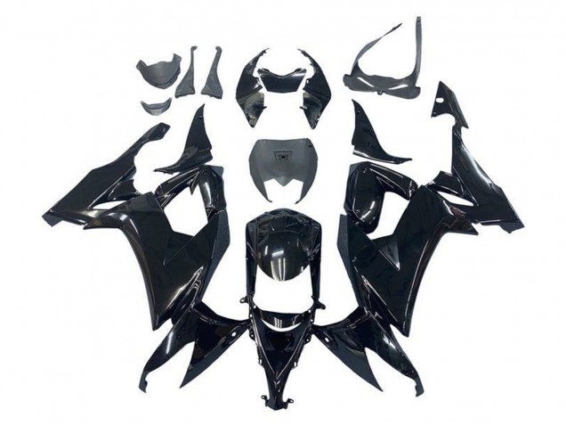 Carénages Moto Kawasaki ZX10R 2008-2010 - Noir Brillant