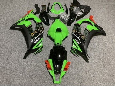 Carénages Moto Kawasaki ZX10R 2011-2015 - Vert Noir Rouge Rayon de Miel