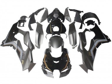 Carénages Moto Kawasaki ZX10R 2021-2025 - Gris Noir Brillant Or