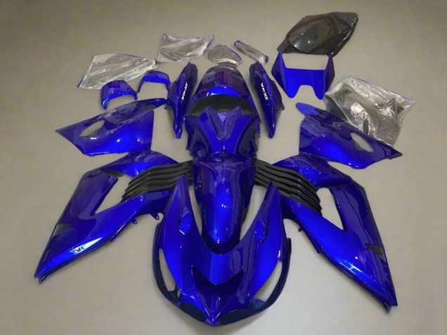 Kits Carénage Moto Kawasaki ZX14R ZZR1400 2006-2011 - Bleu