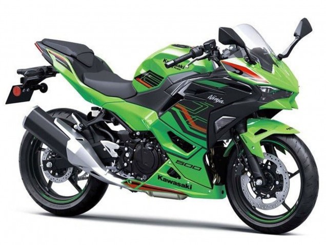 Carénages Moto Kawasaki Ninja 500 EX500R 2024-2026 - Vert Noir Rouge