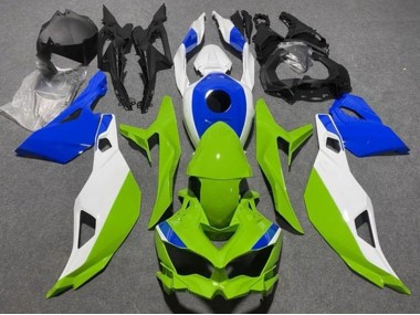 Carénages Moto Kawasaki ZX25R ZX-25R 2019-2025 - Blanc Bleu Vert