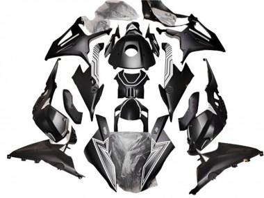 Carénages Moto BMW S1000RR 2019-2022 - Noir Mat Blanc Doubler