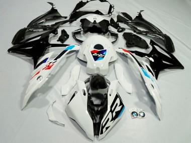 Carénages Moto BMW S1000RR 2023-2024 - Blanc Bleu Clair Rouge Noir Brillant