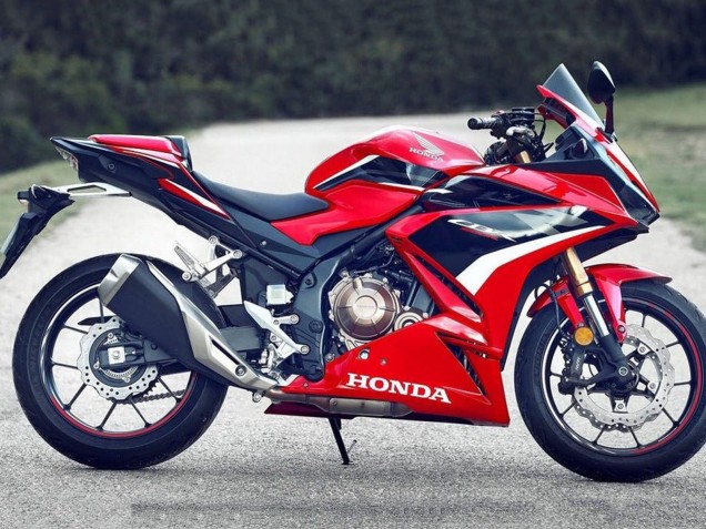 Carénages Moto Honda CBR500R 2019-2021 - Rouge Blanc Noir Brillant OEM Style