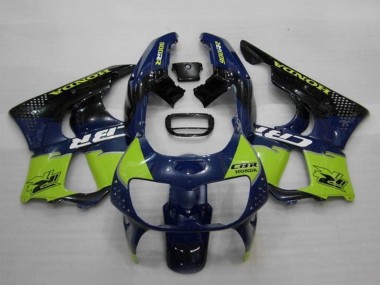 Carénages Moto Honda CBR900RR 893 1994-1995 - Bleu Vert Noir Brillant