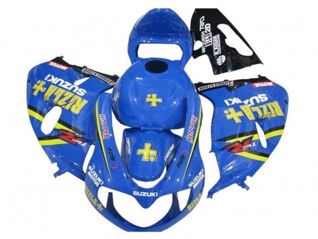 Carénages Moto Suzuki TL1000R 1998-2003 - Bleu Jaune Noir Rizla Hopper Motul