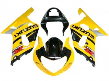 Carénages Moto Suzuki GSXR1000 2000-2002 - Jaune Gris Noir
