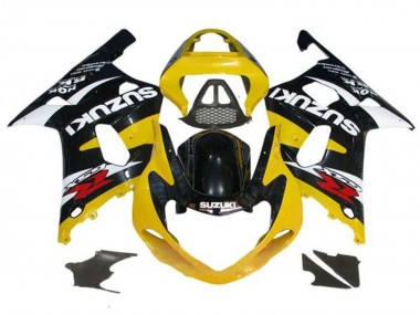Carénages Moto Suzuki GSXR1000 2000-2002 - Jaune Noir Brillant Blanc Rouge