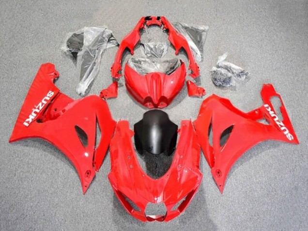 Carénages Moto Suzuki GSXR1000 2017-2024 - Rouge Blanc Noir Mat