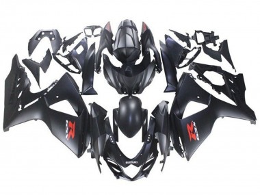 Carénages Moto Suzuki GSXR 1000 2009-2016 - Noir Mat Rouge Blanc