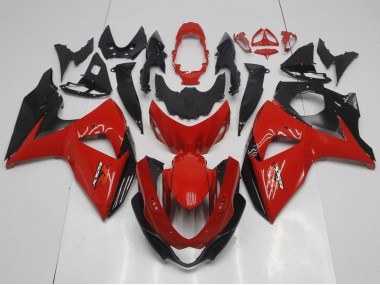 Carénage Moto Suzuki GSXR 1000 2009-2016 - Rouge Noir