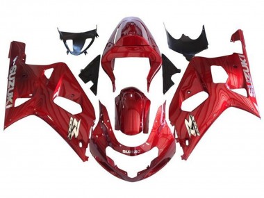 Carénages Moto Suzuki GSXR 600 / GSXR 750 2001-2003 - Rouge Chrome