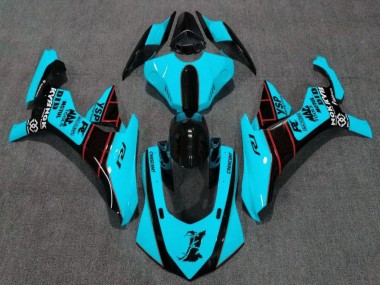 Carénages Moto Yamaha YZF 1000 R1 2015-2019 - Bleu Noir Rouge
