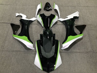 Carénages Moto Yamaha YZF 1000 R1 2020-2025 - Blanc Vert Noir Brillant