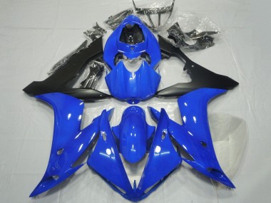 Carénage Moto Yamaha YZF 1000 R1 2004-2006 - Bleu Noir Mat