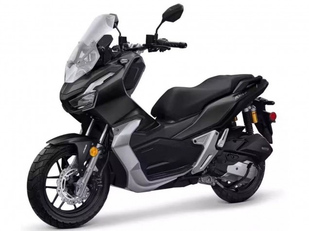 Carénages Moto Honda ADV150 2018-2021 - Argent Noir Mat