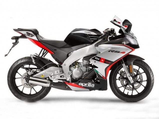 Carénages Moto Aprilia RS4 50 125 2012-2019 - Argent Rouge Noir