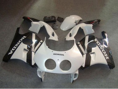 Kits Carénage Moto Honda CBR250RR MC22 1990-1998 - Blanc Noir Brillant
