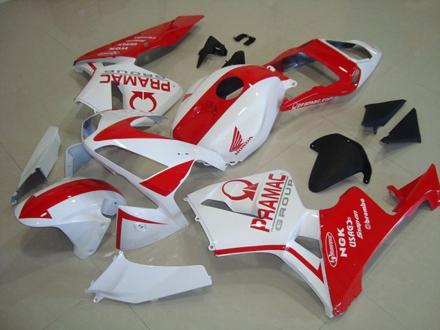 Carénages Moto Honda CBR600RR 2003-2004 - Blanc Rouge Pramac