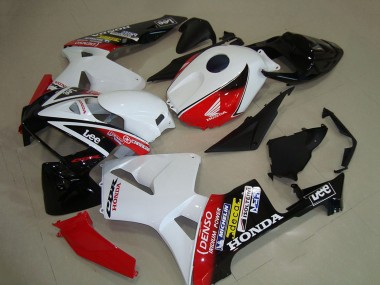 Carénages Moto Honda CBR600RR 2005-2006 - Blanc Rouge Noir Lee