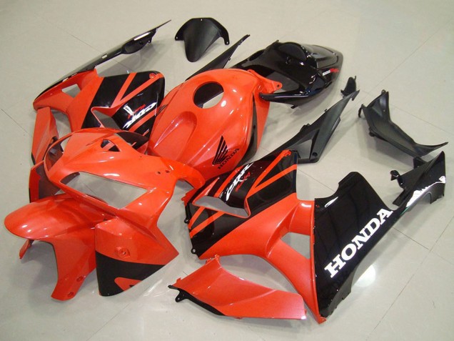 Carénages Moto Honda CBR600RR 2005-2006 - Orange Noir