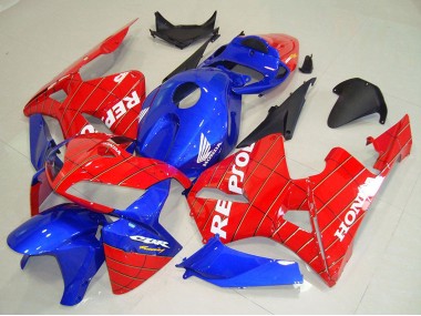Carénages Moto Honda CBR600RR 2005-2006 - Bleu Rouge Spider Man Repsol