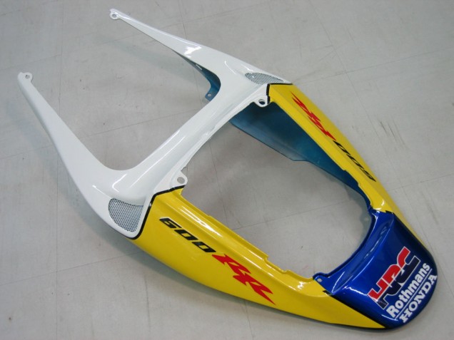 Carénages Moto Honda CBR600RR 2005-2006 - Bleu Blanc Jaune Rothmans