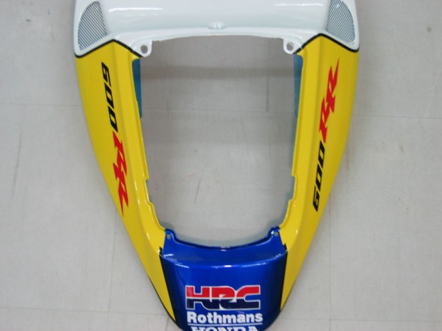 Carénages Moto Honda CBR600RR 2005-2006 - Bleu Blanc Jaune Rothmans