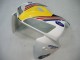 Carénages Moto Honda CBR600RR 2005-2006 - Bleu Blanc Jaune Rothmans