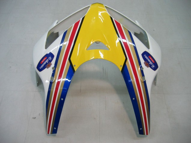 Carénages Moto Honda CBR600RR 2005-2006 - Bleu Blanc Jaune Rothmans