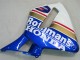 Carénages Moto Honda CBR600RR 2005-2006 - Bleu Blanc Jaune Rothmans