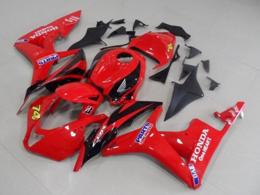 Carénages Moto Honda CBR600RR 2007-2008 - Rouge Noir Brillant Courses Unlimited Parts 74