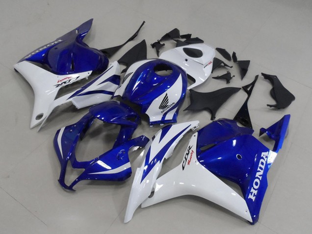 Carénages Moto Honda CBR600RR 2009-2012 - Blanc Bleu
