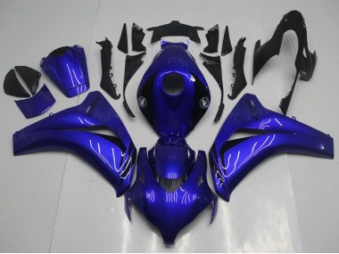 Carénages Moto Honda CBR1000RR 2008-2011 - Bleu Noir