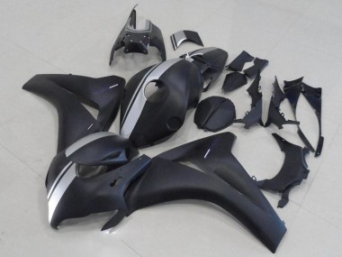Carénages Moto Honda CBR1000RR 2008-2011 - Noir Mat Argent