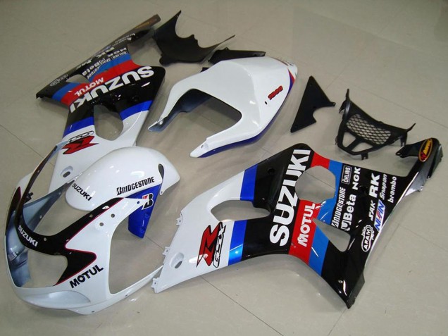 Carénages Moto Suzuki GSXR 1000 2000-2002 - Blanc Bleu Noir Rouge Motul
