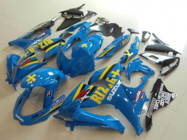 Carénages Moto Suzuki GSXR 1000 2009-2016 - Bleu Jaune Rizla Hopper Motul