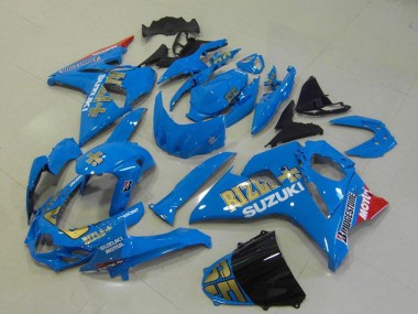 Carénages Moto Suzuki GSXR 1000 2009-2016 - Bleu Or Rizla Motul