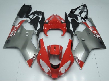 Carénages Moto Aprilia RSV1000 2003-2006 - Rouge Gris Noir