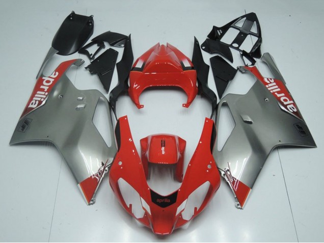 Carénages Moto Aprilia RSV1000 2003-2006 - Rouge Gris Noir
