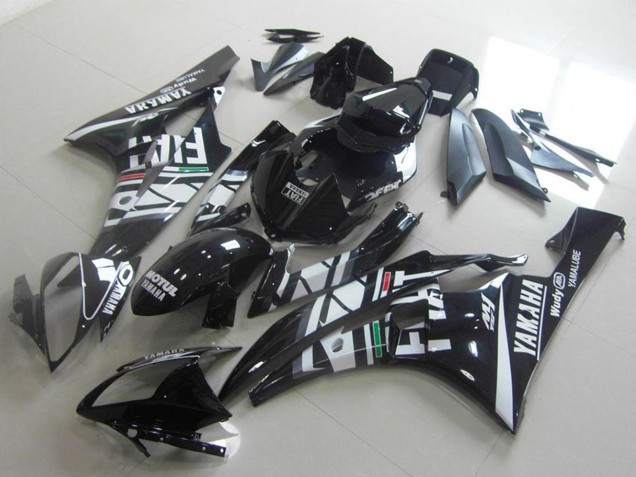 Carénages Moto Yamaha YZF R6 2006-2007 - Blanc Noir Brillant Vert Rouge Fiat Yamalube Motul