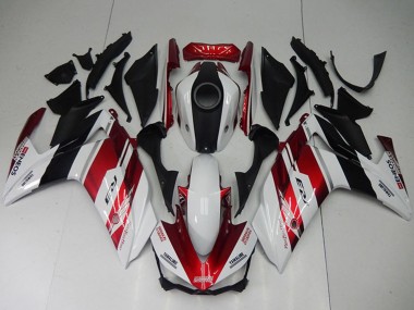 Kits Carénage Moto ABS Yamaha YZF R3 2015-2018 - Blanc Rouge Noir