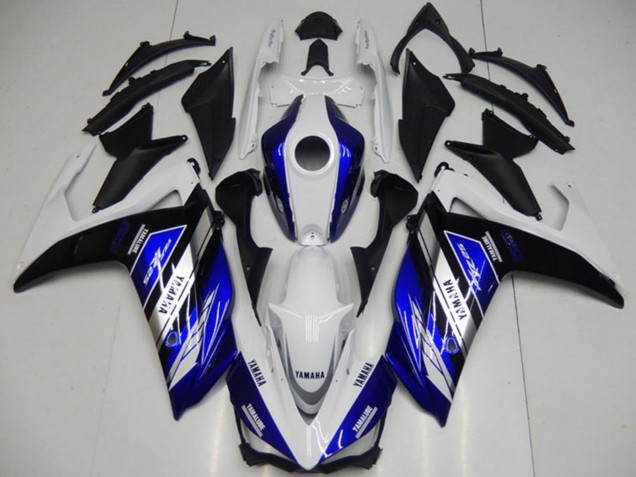 Carénages Moto Yamaha YZF R3 2015-2018 - Blanc Bleu Noir Yamalube