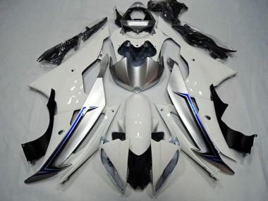 Kits Carénage Moto Yamaha YZF R6 2008-2016 - Blanc Bleu Noir