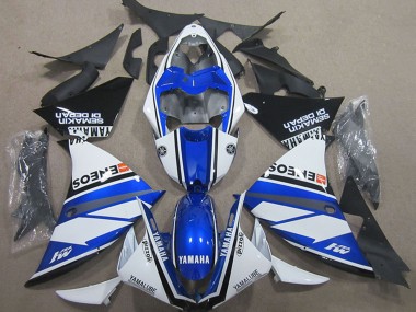 Carénages Moto Yamaha YZF R1 2000-2001 - Blanc Bleu Noir ENEOS
