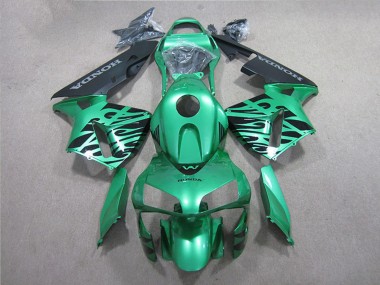 Carénage Moto Honda CBR600RR 2005-2006 - Vert Noir
