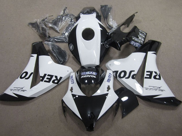 Carénage Moto Honda CBR1000RR 2008-2011 - Blanc Noir Brillant Repsol